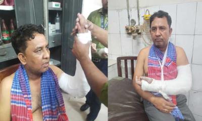 সিংগাইরে সন্ত্রাসী হামলায় সাংবাদিক আহত