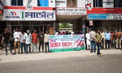 গাজায় গণহত্যার প্রতিবাদে কালিহাতীর এলেঙ্গাতে ছাত্রদলের বিক্ষোভ মিছিল