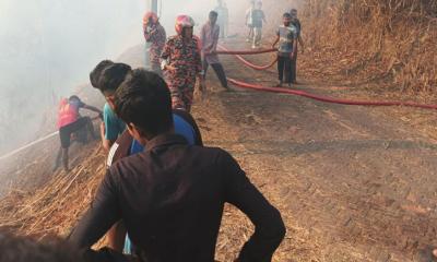 সাজেকে আগুনে পুড়ে জুমচাষীর মৃত্যু