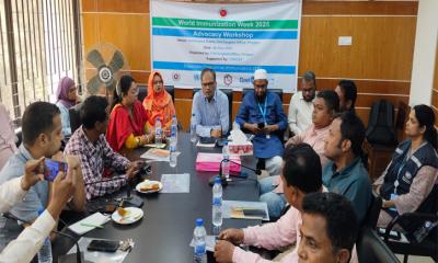বিশ্ব টিকাদান সপ্তাহ উপলক্ষ্যে পিরোজপুরে এডভোকেসি সভা