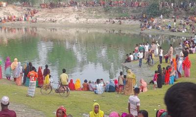 ডুবে যাওয়ার ৬ঘন্টা পর পুকুর থেকে শিশু মিরাজের লাশ উদ্ধার