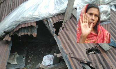 কালবৈশাখীতে ঘর ভেঙে চাপা পড়ে বেঁচে যাওয়া বৃদ্ধ, পরিবার এখন খোলা আকাশের নিচে