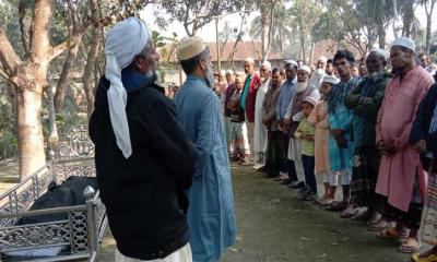 মান্দায় সাংবাদিক সেতু’র মামা’র দাফন সম্পন্ন