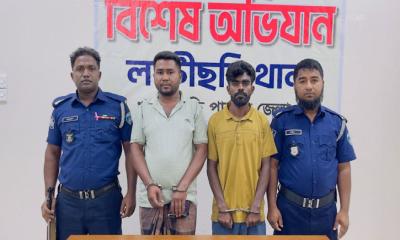 লক্ষীছড়িতে ধর্ষণ ও ভিডিও ধারণ: নারী ও শিশু নির্যাতন ও পর্নোগ্রাফি আইনে দুই যুবক আটক