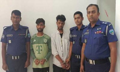 হত্যা মামলার দুই আসামিকে আটক করেছে তিতাস থানা পুলিশ