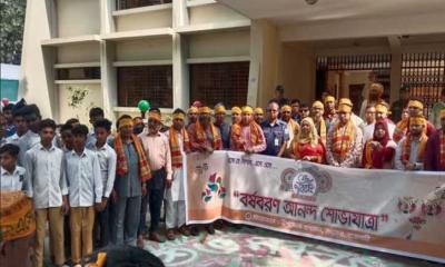 তানোরে বাঙালির প্রাণের উৎসব পহেলা বৈশাখ উদযাপন