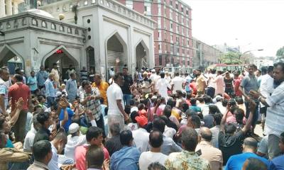 ইশরাক সমর্থকদের বিক্ষোভে গুলিস্তান অবরুদ্ধ