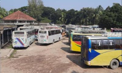 দ্বীপজেলা ভোলা থেকে সব রুটে বাস চলাচল বন্ধ