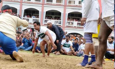 ভাঙ্গুড়ায় হাডুডু খেলা দেখতে উপচে পড়া দর্শক