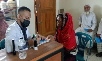 রূপগঞ্জে বিনামূল্যে চক্ষু চিকিৎসা ক্যাম্প, সেবা নেন পাঁচ শতাধিক রোগী