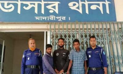 ডাসারে সংঘবদ্ধ চোর চক্রের ৩ সদস্য আটক