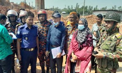 বকশিগঞ্জে  চারটি  অবৈধ  ইটভাটায় ২ লক্ষ  টাকা জরিমানা