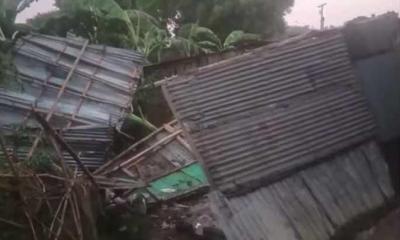মান্দায় কালবৈশাখী ঝড়ে ব্যাপক ক্ষতি