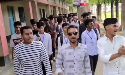 মেধাবী শিক্ষার্থী সাম্য হত্যার প্রতিবাদে মুকসুদপুরে ছাত্রদলের বিক্ষোভ মিছিল