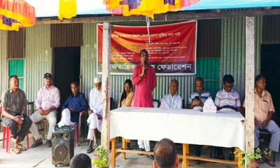কালিয়াকৈরে মে দিবসের আলোচনা সভা: ‘শ্রমিক শোষণের জঞ্জাল ভেঙ্গে এসো মুক্তির গান গাই’