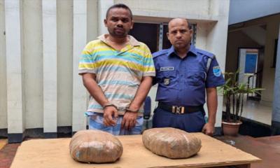 রূপগঞ্জে গাজাসহ হত্যা মামলার আসামী যুবদল নেতা গ্রেপ্তার