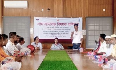চরফ্যাশনে গ্রাম আদালত বিষয়ক দুইদিনব্যাপী প্রশিক্ষণ সম্পন্ন