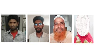 শ্রীনগরে ওয়ারেন্টভুক্ত, সাজাপ্রাপ্ত ও মাদক ব্যাবসায়ীসহ ৪ জন গ্রেফতার