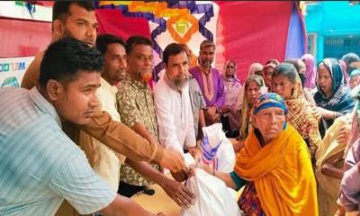 কেন্দুয়ায় পবিত্র ঈদুল ফিতর উপলক্ষে ১৫০ অসহায় ও হতদরিদ্রের মাঝে খাদ্য সামগ্রী বিতরণ