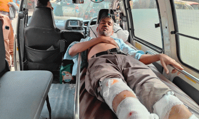 সোনারগাঁয়ে সন্ত্রাসী হামলায়  সাংবাদিক রাসেল আহত