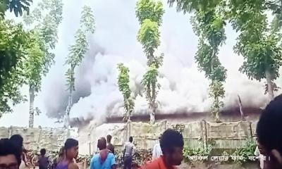 যশোরে আফিল লেয়ার ফার্মে ভয়াবহ আগুন, ক্ষয়ক্ষতি প্রায় ২০ কোটি টাকা