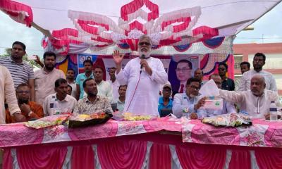 মঠবাড়িয়ায় সনাতন ধর্মাবলম্বীদের সঙ্গে মতবিনিময়