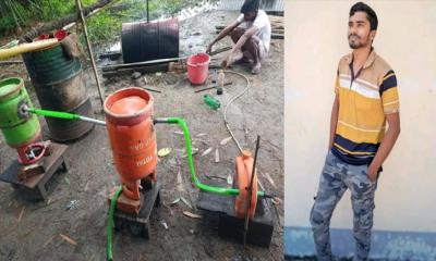 পারভেজের পলিথিন রিসাইক্লিংয়ে ব্যতিক্রমী উদ্ভাবন, অর্থের অভাবে কার্যক্রম বন্ধ