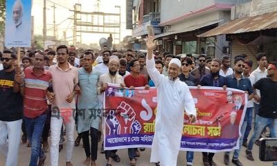 ঘোড়াশালে মে দিবস উপলক্ষে বিএনপি নেতার নেতৃত্বে র‍্যালি ও সমাবেশ