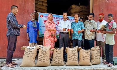মান্দায় ধান ও চাল সংগ্রহ কার্যক্রমের উদ্বোধন
