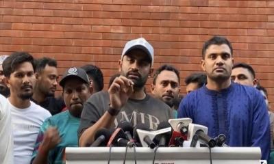 বৈঠক শেষে সংবাদ সম্মেলনে যা বললেন তামিম