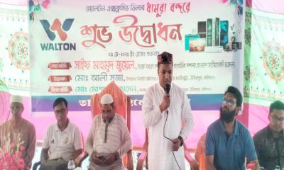 উজিরপুরে ওয়ালটনের শোরুম উদ্বোধন করলেন সাবেক ছাত্রনেতা সাইফ মাহমুদ জুয়েল