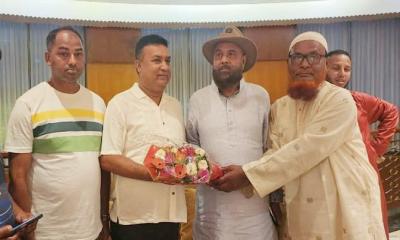 বিএনপি চেয়ারপারসনের উপদেষ্টার সাথে বিএনপি নেতা কাজী শিপনের সৌজন্য সাক্ষাৎ