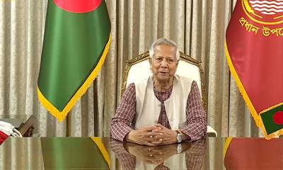 দেশবাসীকে ঈদের শুভেচ্ছা জানালেন প্রধান উপদেষ্টা