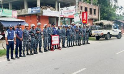 চরফ্যাশনে যৌথ বাহিনীর অভিযান