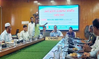 ঘূর্ণিঝড় ‘মন্থা’ মোকাবিলায় ভোলায় প্রস্তুত ৮৬৯টি আশ্রয়কেন্দ্র