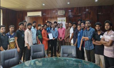 পবিপ্রবিতে বিএসসি ইঞ্জিনিয়ারদের প্রতি বৈষম্য দূরীকরণের দাবিতে স্মারকলিপি প্রদান