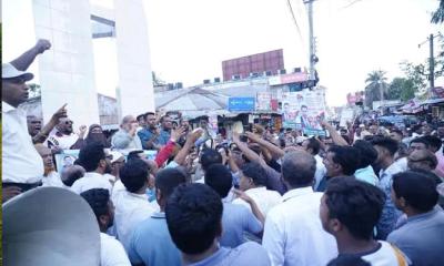 সাবেক এমপি তুহিনের মুক্তির দাবিতে ডিমলায় গণমিছিল