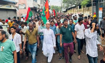 বগুড়া তারুণ্যের রাজনৈতিক অধিকার প্রতিষ্ঠার জনসভায় নেতাকর্মীর বহর নিয়ে তারেক