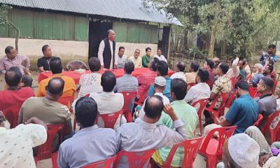 কেন্দুয়ায় এমপি অসীম কুমার উকিলের কর্মী সমাবেশ