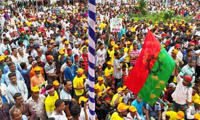 রাজবাড়ী পথসভায় খসরু: ফয়সালা হবে রোডমার্চ থেকেই