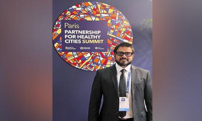 প্যারিসে আয়োজিত পার্টনারশিপ ফর হেলদি সিটি সামিটে অংশ নিয়েছেন ডিএনসিসি প্রশাসক