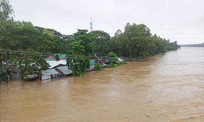 চন্দনাইশে বন্যা পরিস্থিতি অপরিবর্তিত, বিপদসীমার ওপরে শঙ্খ নদীর পানি