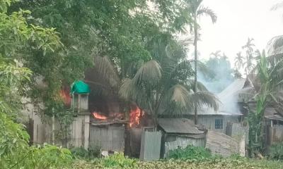 তাড়াইল বাজারে ৮ ব্যবসা প্রতিষ্ঠান ও ৫ বসতঘর ভস্মীভূত