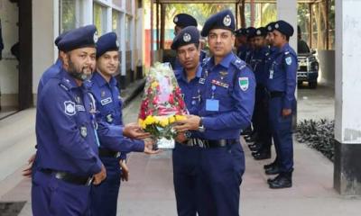 নড়াইলের এসপি মেহেদী হাসান‍‍`র সার্কেল অফিস থানা ও পুলিশ তদন্ত কেন্দ্র পরিদর্শন