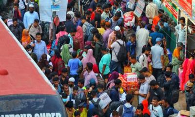 ৭ দিনে ঢাকা ছেড়েছেন ১ কোটি ৭ লাখ সিমধারী, ঢুকেছেন ৪৪ লাখ