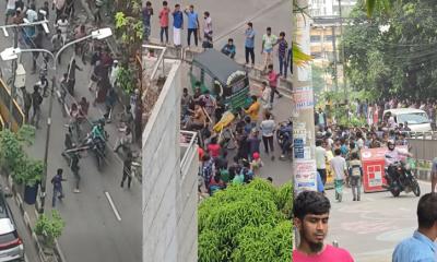 আন্দোলনের ছবি তুললেই লাঠিপেটা করছেন রিকশাচালকরা