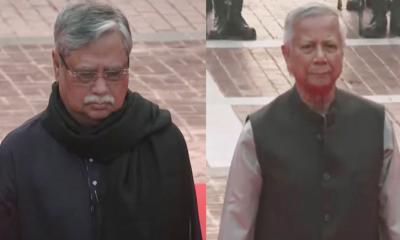 শহিদ বুদ্ধিজীবী স্মৃতিসৌধে রাষ্ট্রপতি-প্রধান উপদেষ্টার শ্রদ্ধা