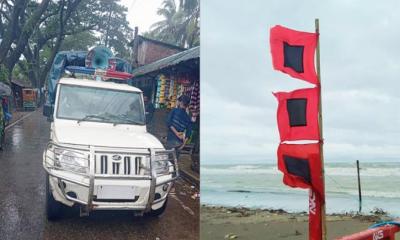 সেন্টমার্টিনে বেড়েছে পানি, আশ্রয়কেন্দ্রে যেতে মাইকিং