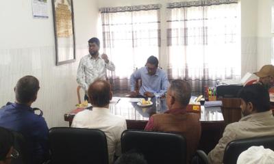 মধ্যনগরে বাপাউবোর কাজের প্রতিবেদন প্রকাশ মনিটরিং কমিটির সভা অনুষ্ঠিত