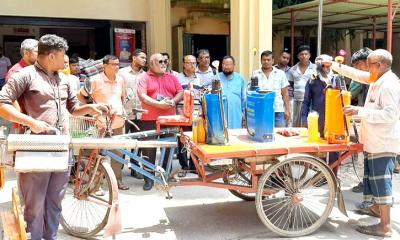 ভাঙ্গুড়ায় পরিষ্কার পরচ্ছিন্নতা থাকার আহ্বানে কর্মসূচি